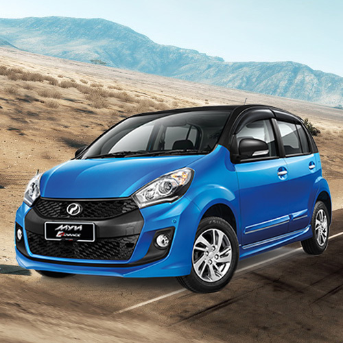 kereta sewa perodua myvi kuching